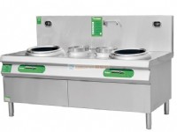 雙溫雙炒電磁灶